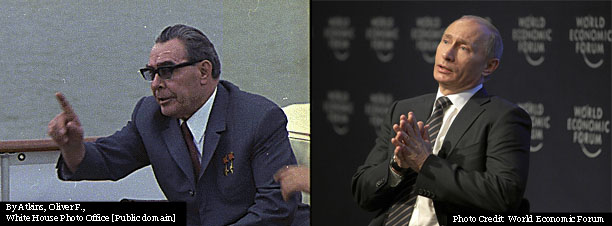 Brezhnev and Putin