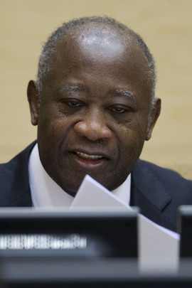 Former Ivorian President Gbagbo 